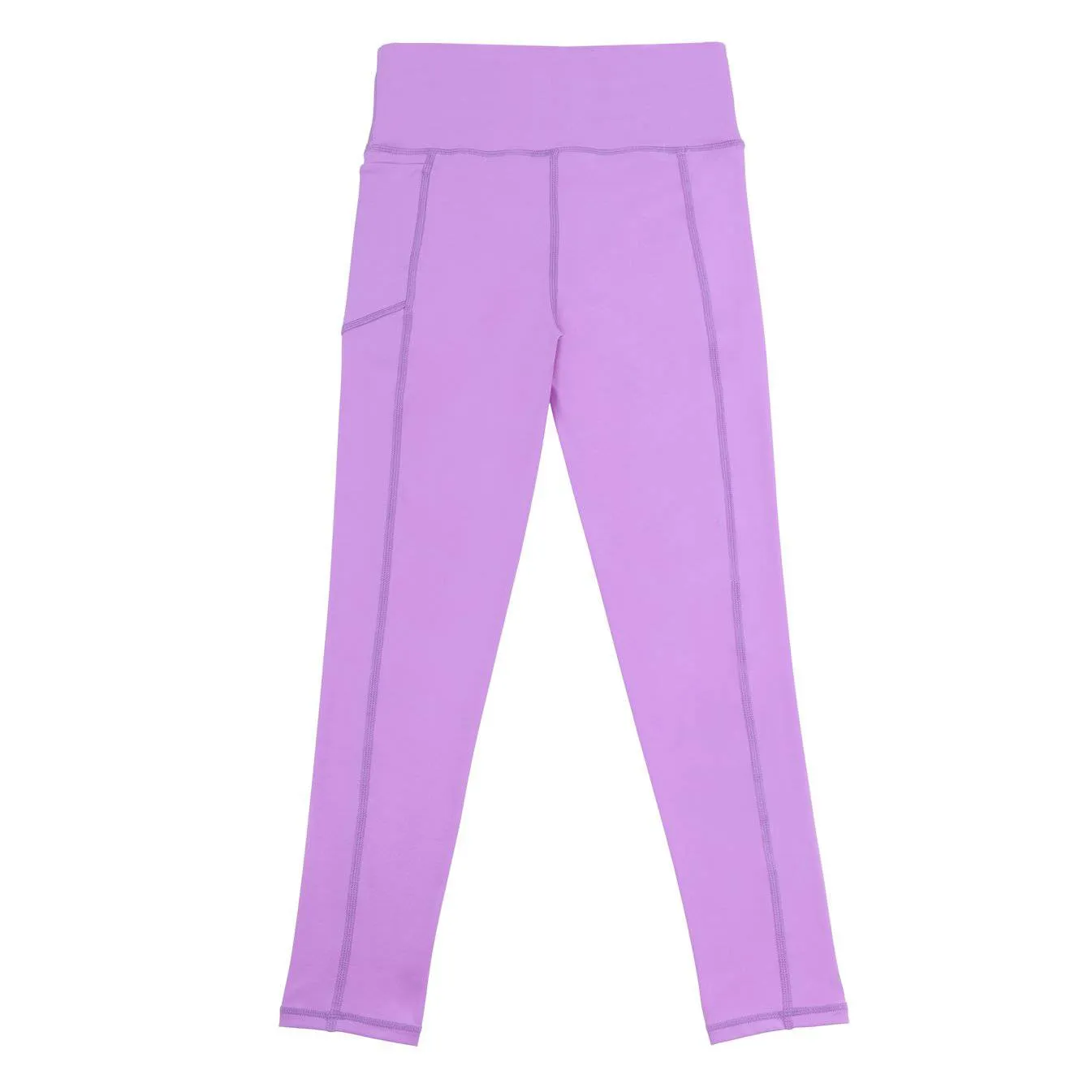 Girls Violet Long Leggings