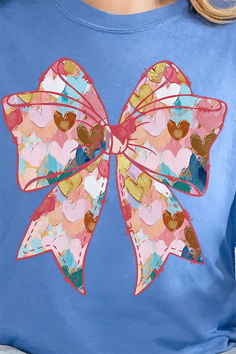 Glitzy Heart Coquette Comfort Colors Adult Ring-Spun Cotton Tee
