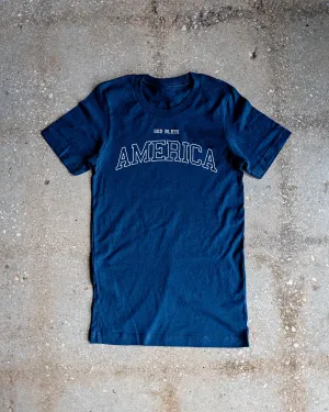 God Bless America Adult Box T-Shirt