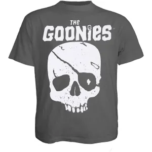 GOONIES, THE - SKULL AND LOGO - T-Shirt Charcoal