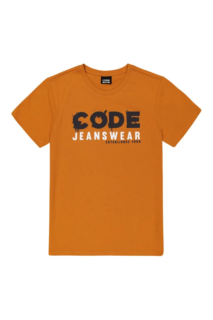 Graphic T-Shirt _ 148961 _ Mustard