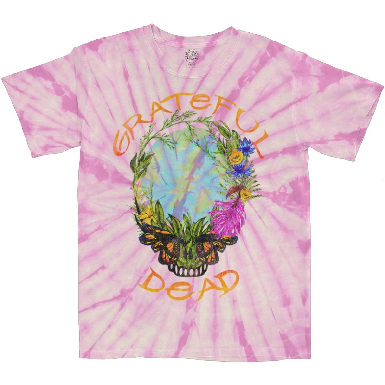 Grateful Dead Unisex T-Shirt - Forest Dead Pink (Wash Collection)