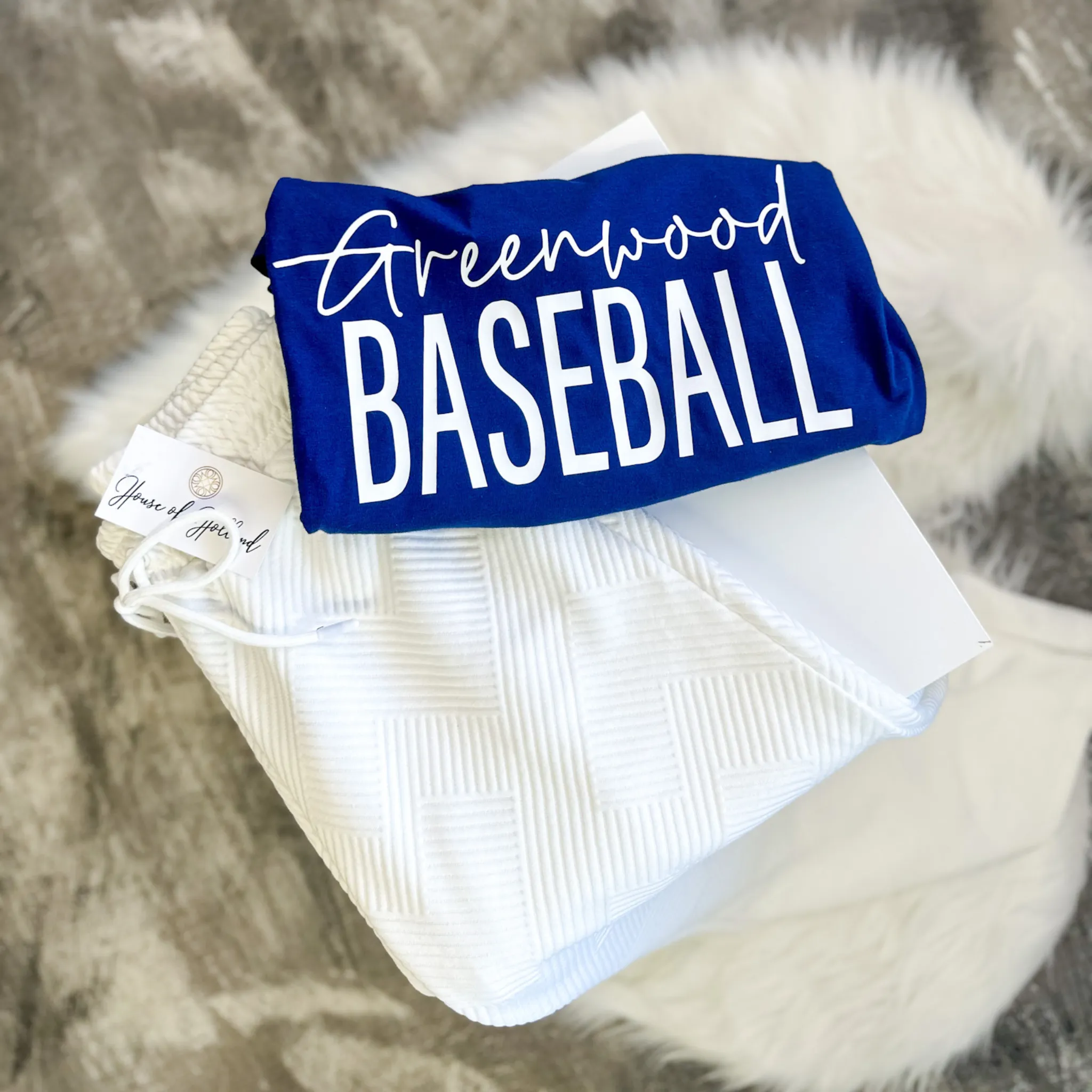 Greenwood Baseball Navy Short Sleeve Tee