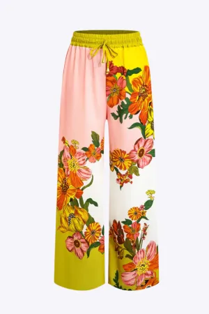 Greer - Fashionable Printed Pattern Woman's Drawstring Pants
