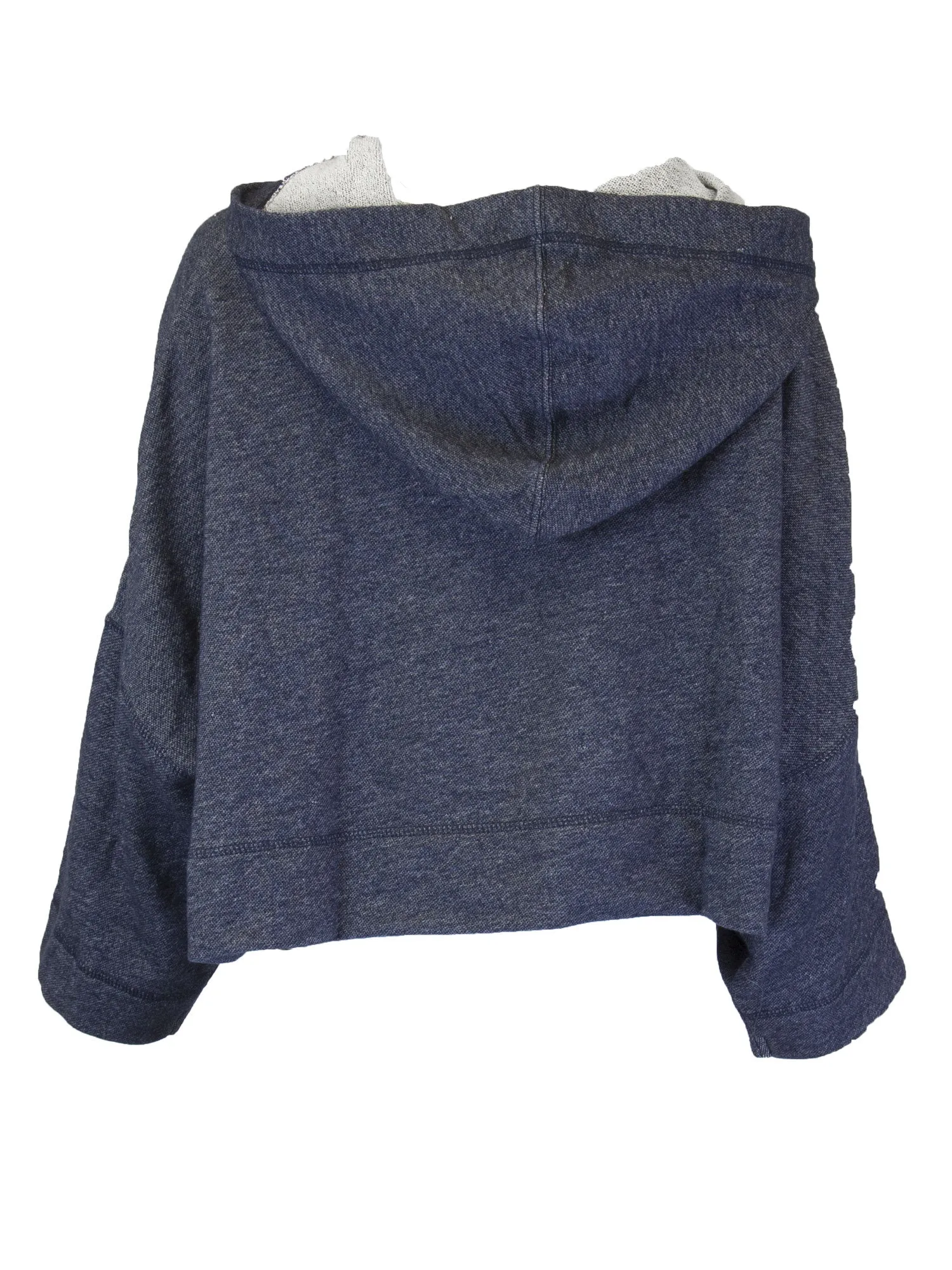 Grey State Women's Kate Crop Sweatshirt, Marine Combo, Large