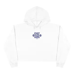 GYAT Gains -Unisex Cropped Hoodie Light Colors