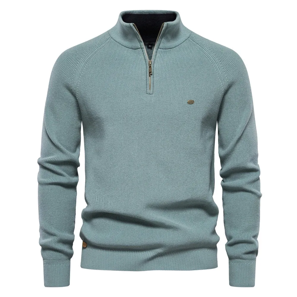 Half-zip sweater