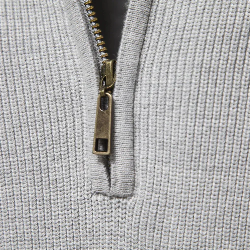 Half-zip sweater