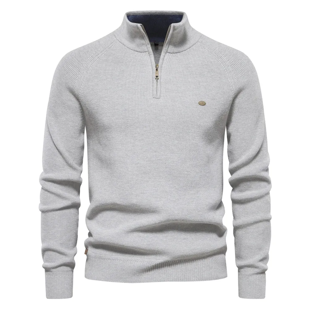 Half-zip sweater