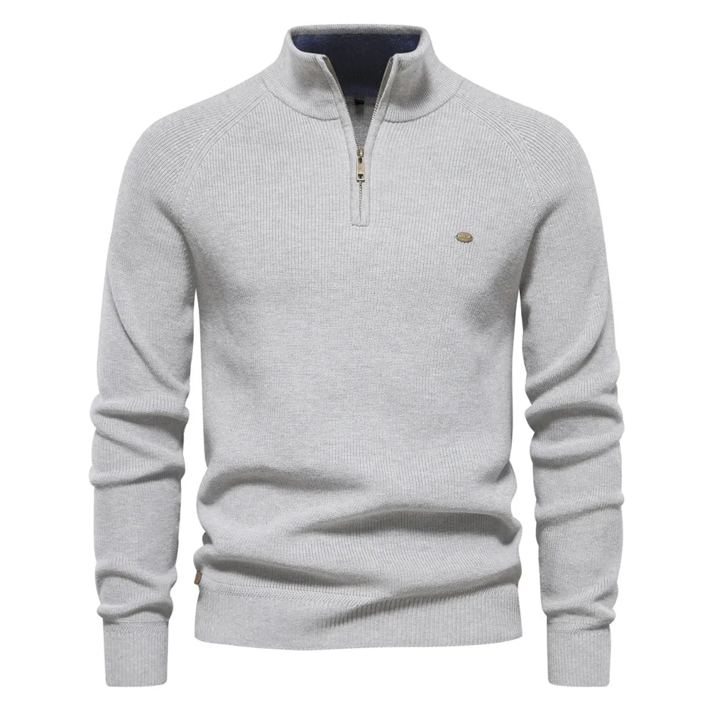 Half-zip sweater