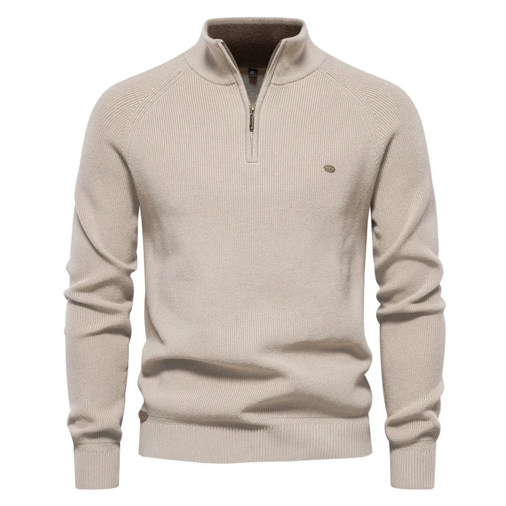 Half-zip sweater