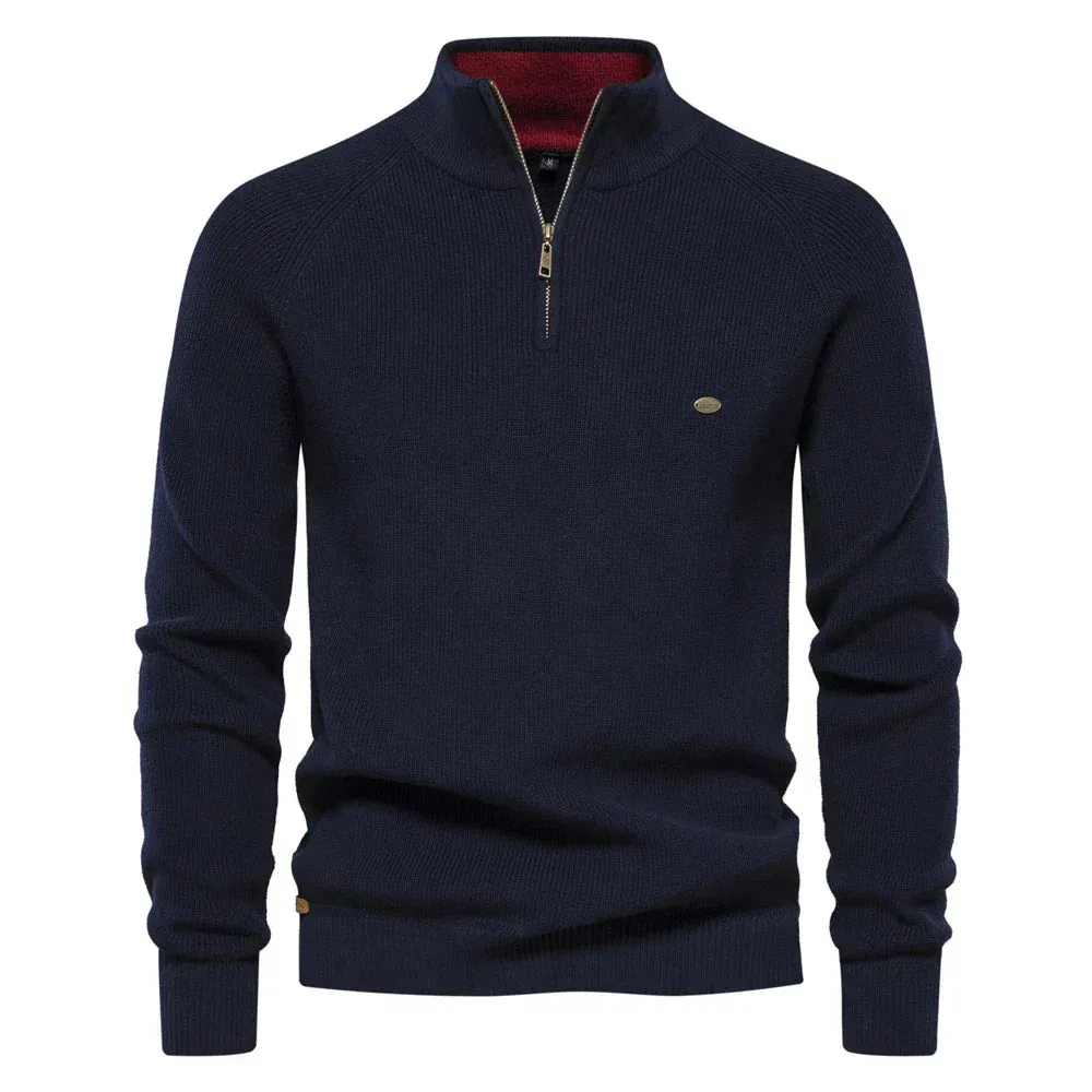 Half-zip sweater
