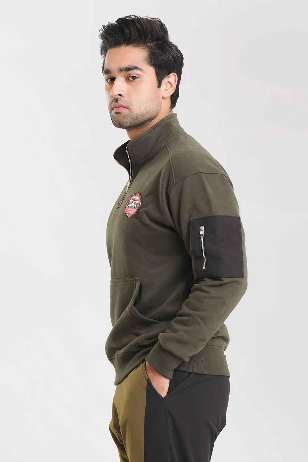Half Zipper Sweatshirt
