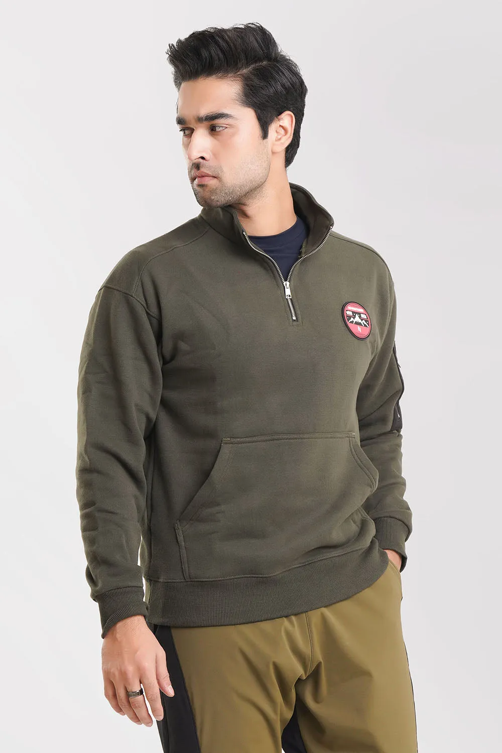 Half Zipper Sweatshirt