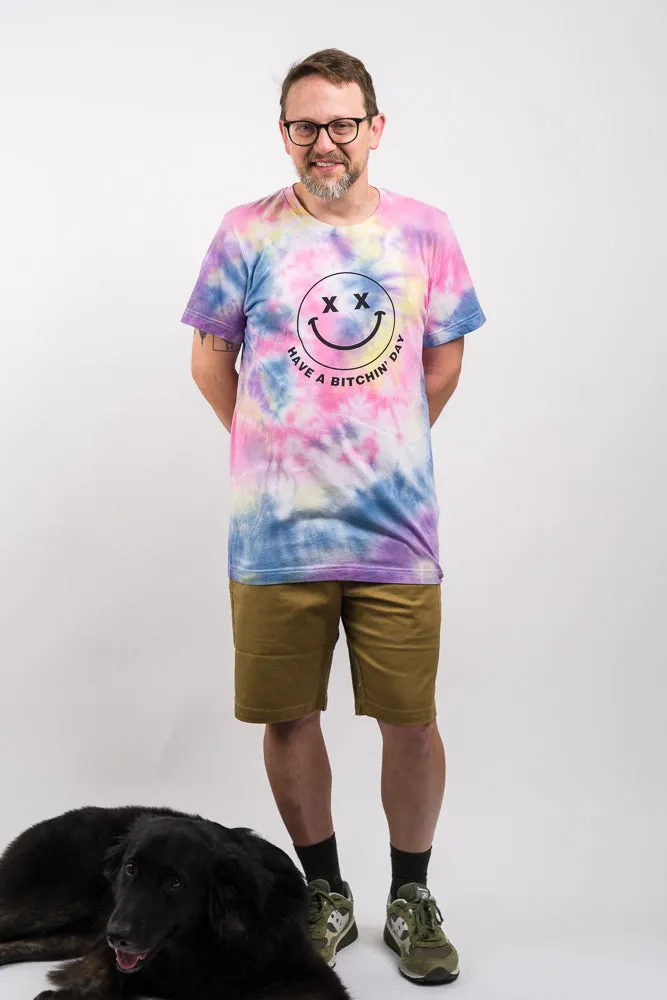 Hand Dyed Have a Bitchin' Day Tie Dye Tee
