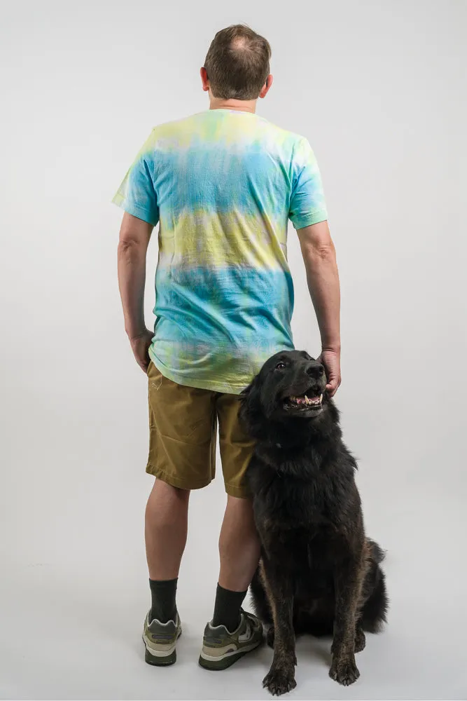 Hand Dyed Hug Your Peeps Tie Dye Tee