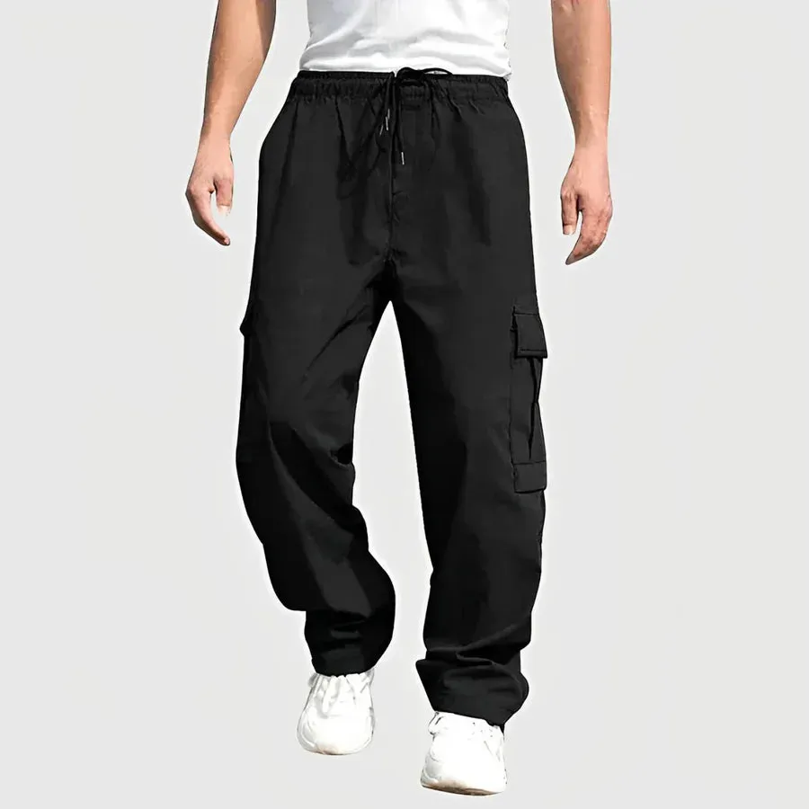 Harris - loose cargo pants with drawstring