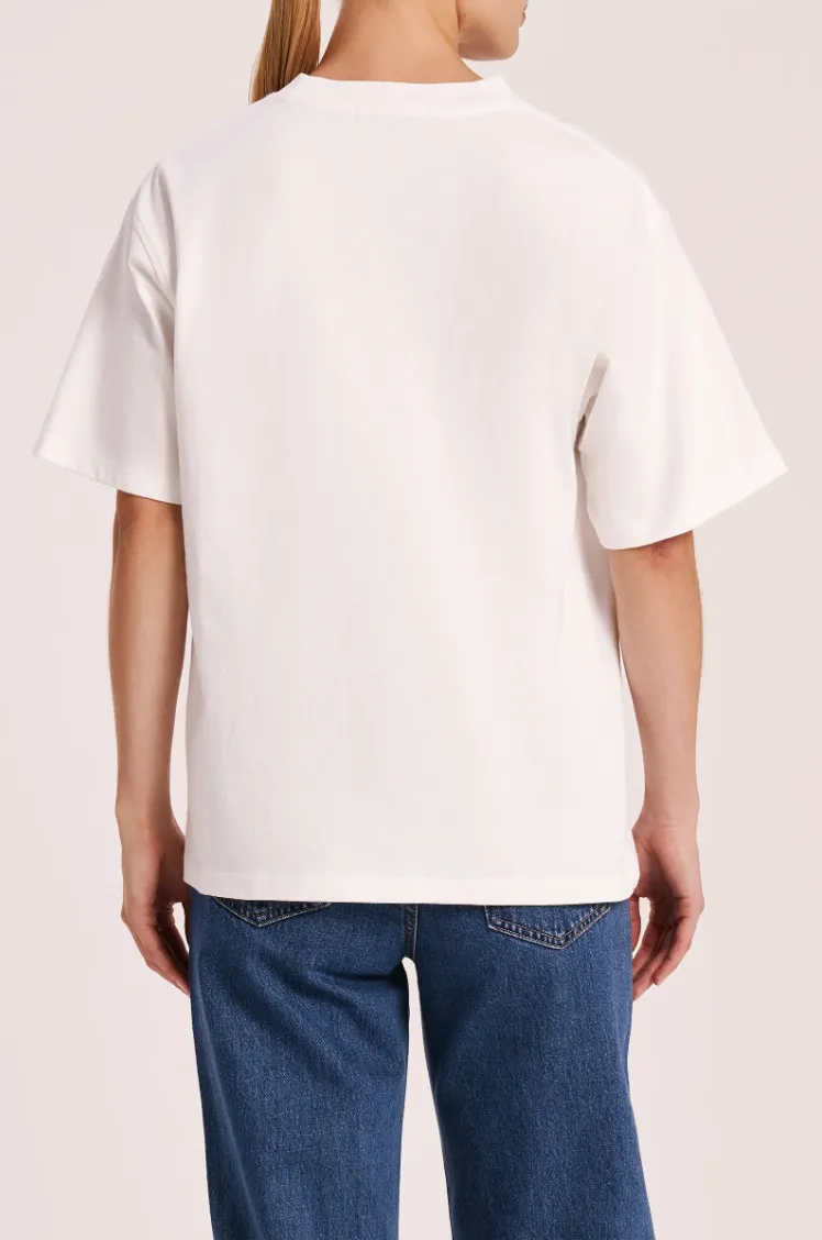 Haven Emblem Tee White