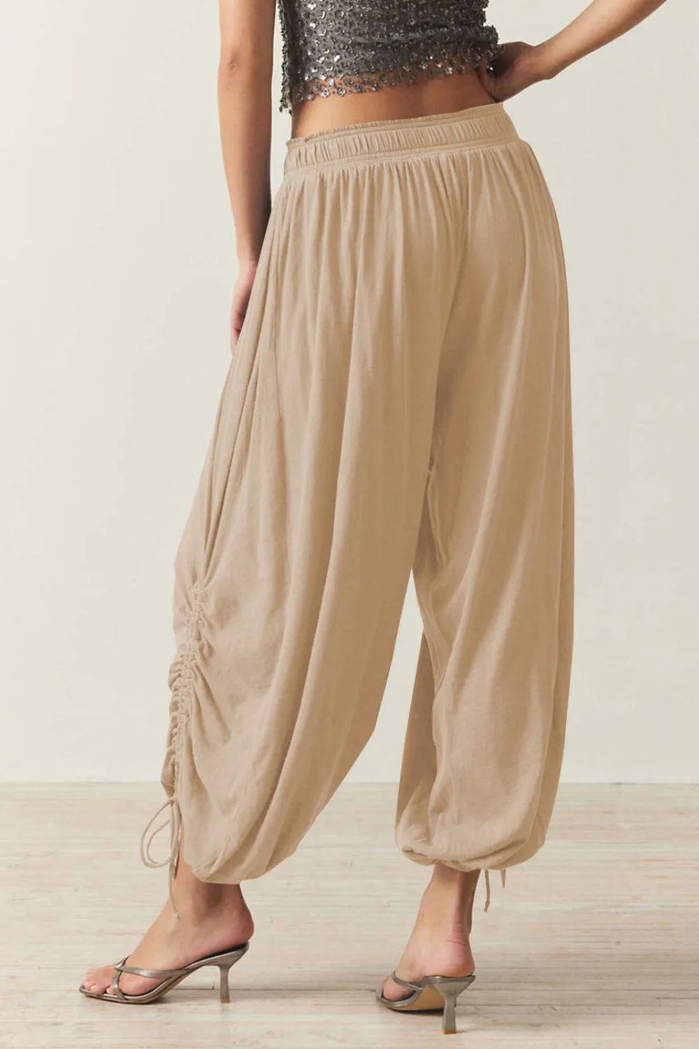 Hazel Blues® |  Drawstring Ruched Pants
