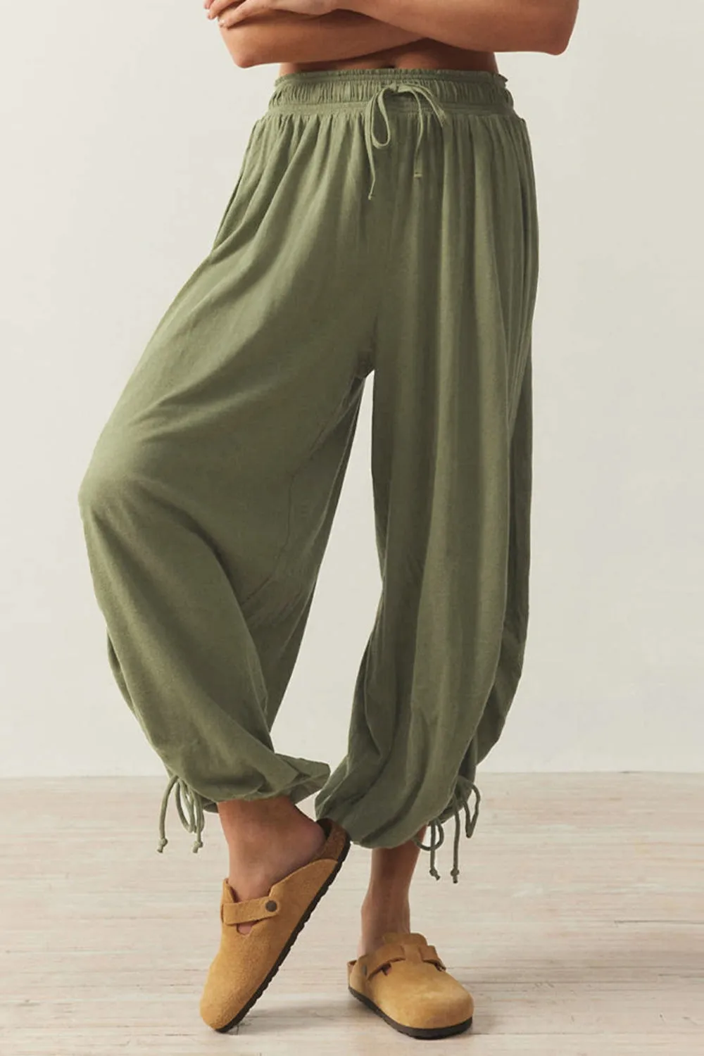 Hazel Blues® |  Drawstring Ruched Pants