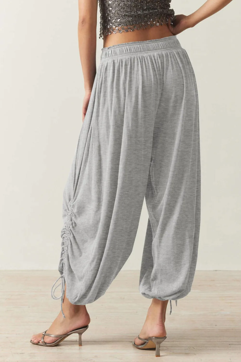 Hazel Blues® |  Drawstring Ruched Pants
