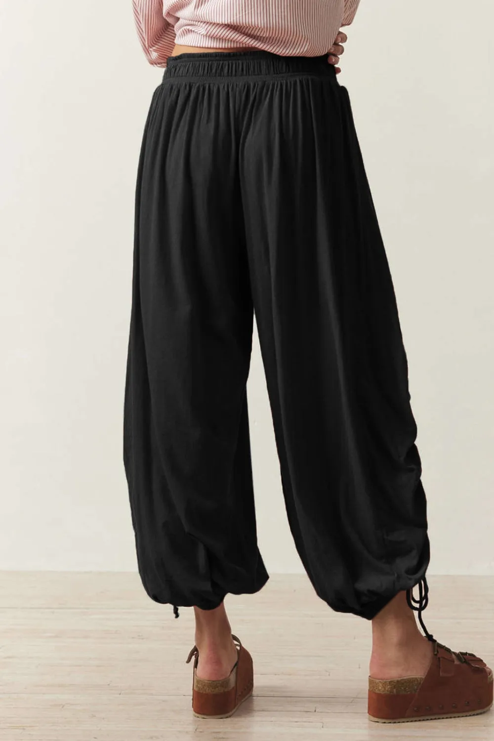 Hazel Blues® |  Drawstring Ruched Pants