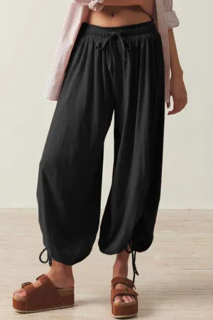 Hazel Blues® |  Drawstring Ruched Pants