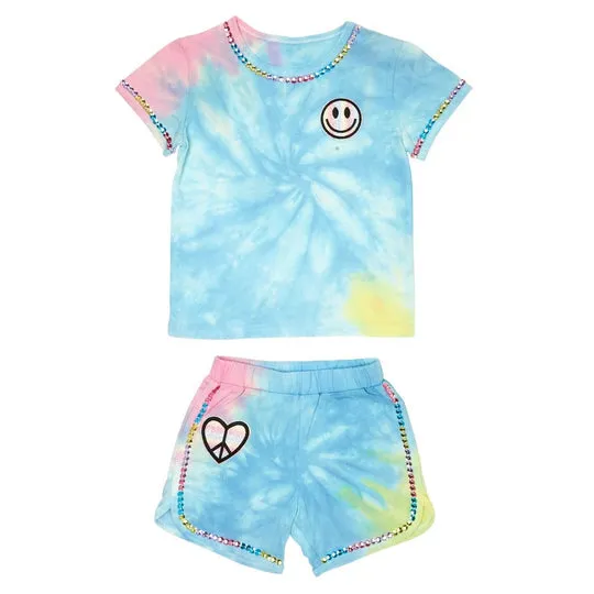 Hazel Tie Dye Top & Shorts Set