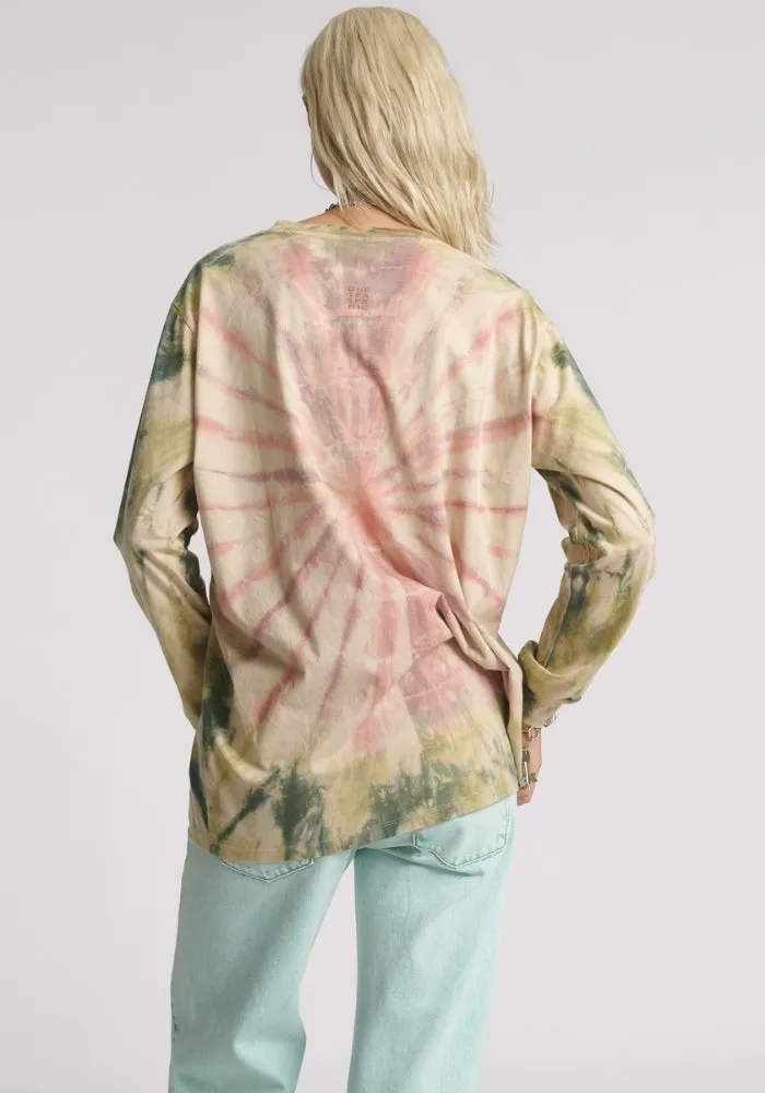 Heart O Steel Tie Dye Longsleeve Tee