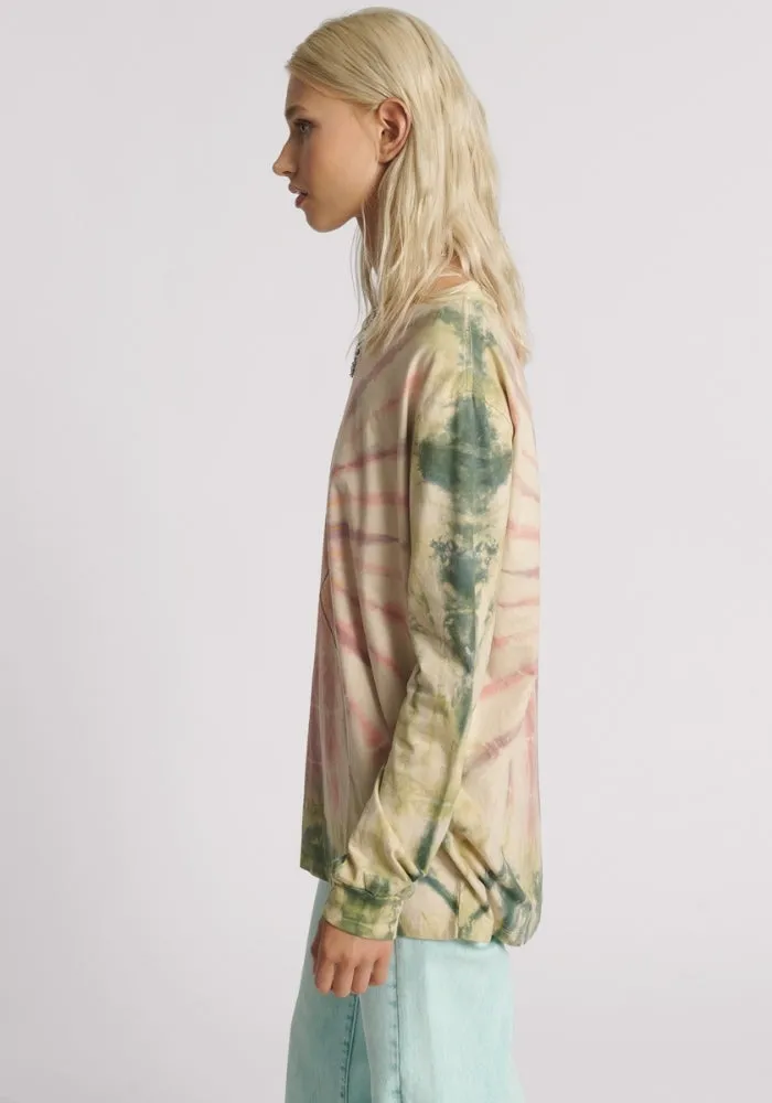 Heart O Steel Tie Dye Longsleeve Tee