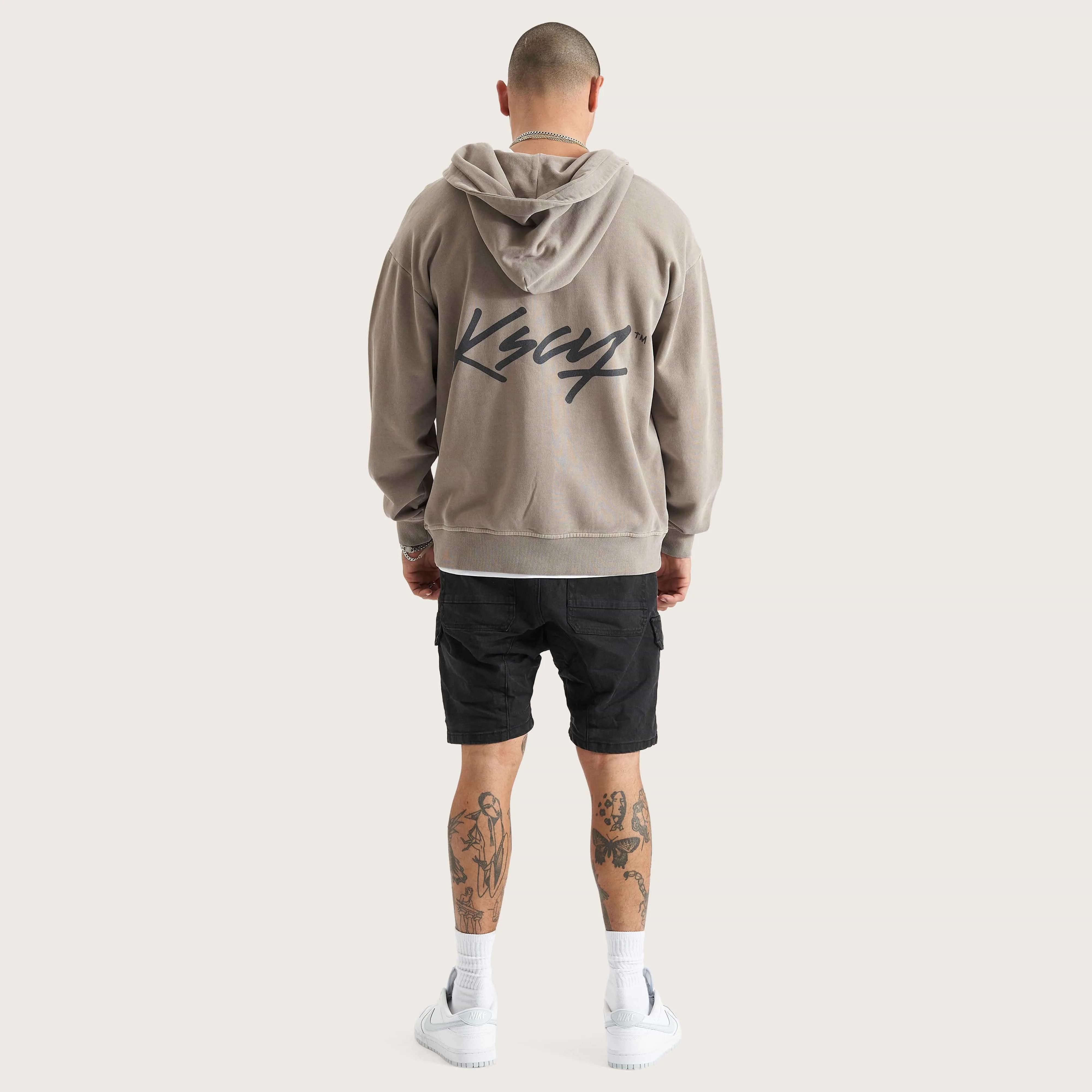 Hedda Relaxed Zip-up Hoodie Pigment Driftwood