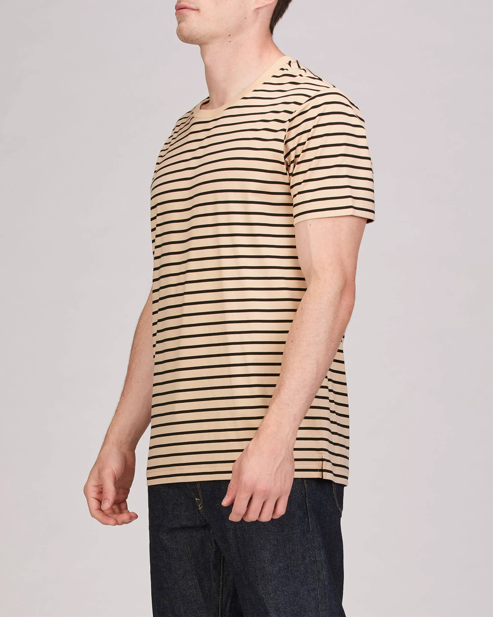 Henri Short Sleeve Striped Classic T-Shirt