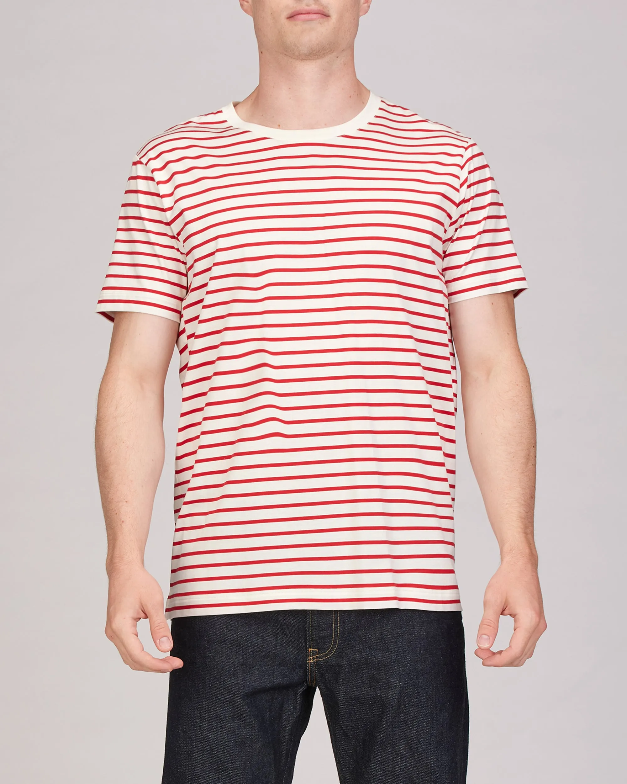 Henri Short Sleeve Striped Classic T-Shirt