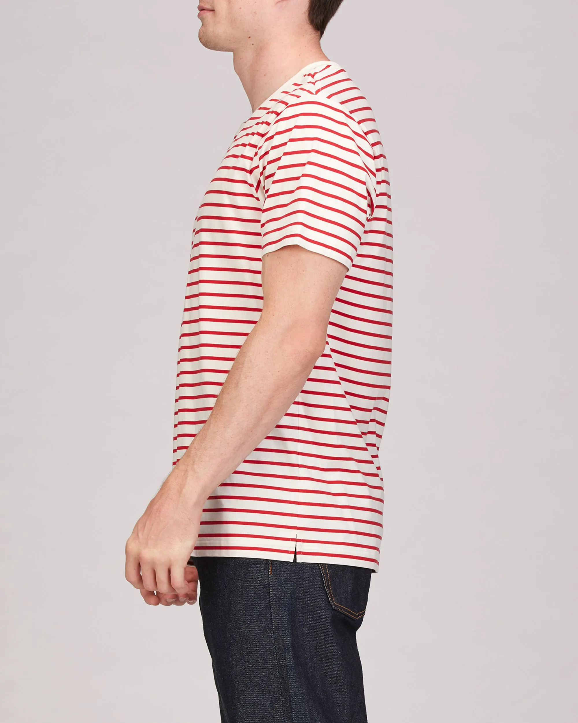 Henri Short Sleeve Striped Classic T-Shirt