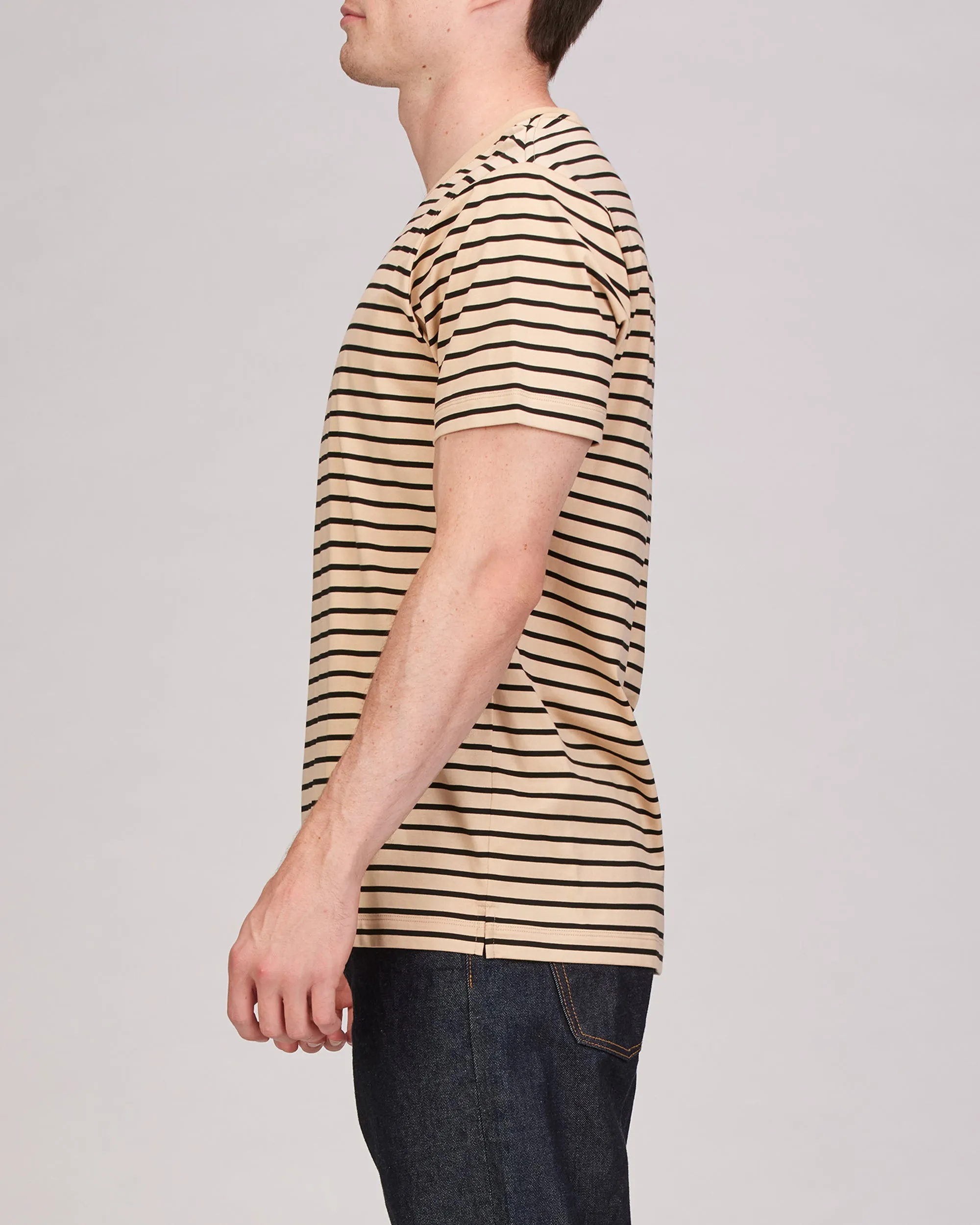 Henri Short Sleeve Striped Classic T-Shirt