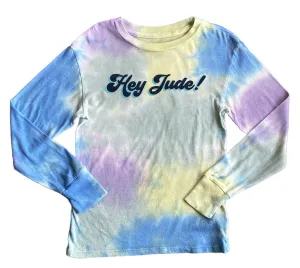 HEY JUDE TIE DYE LONG SLEEVE TEE