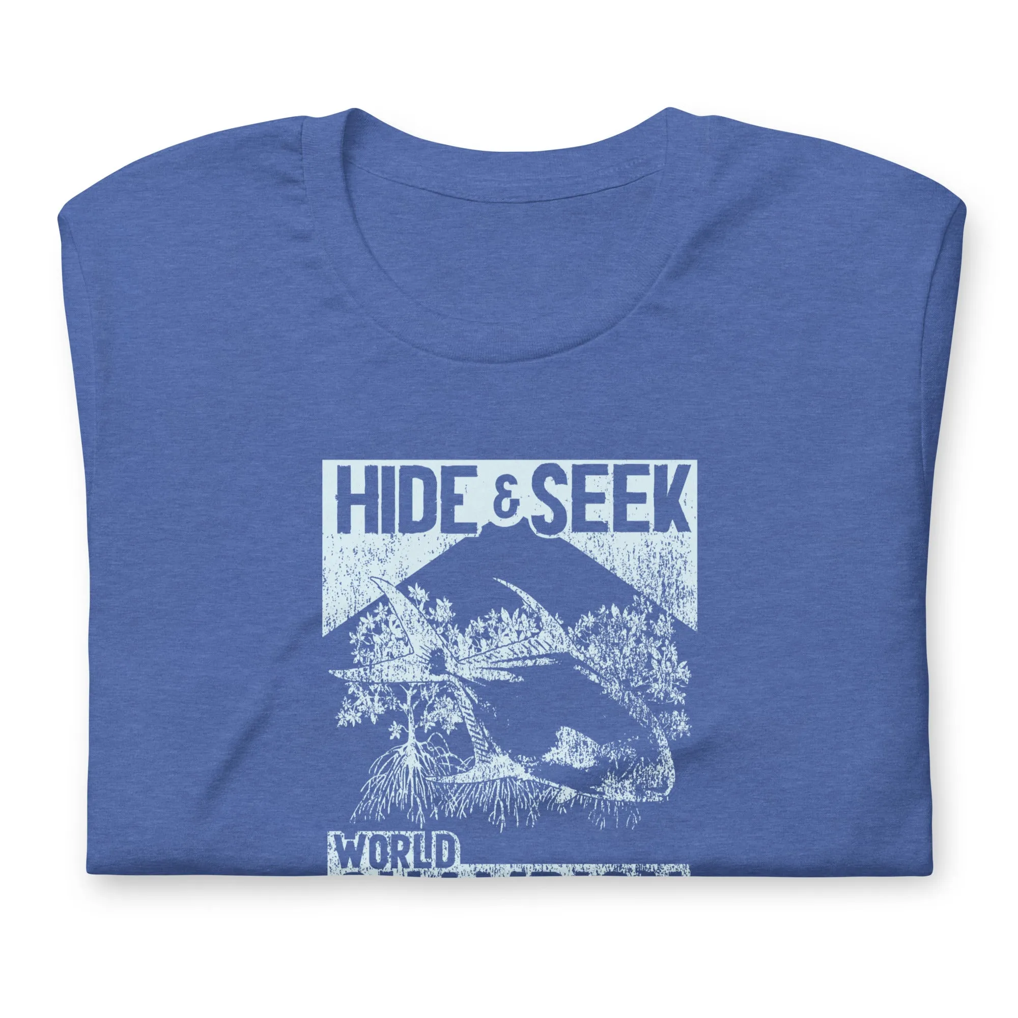 Hide & Seek lt blue graphic SS