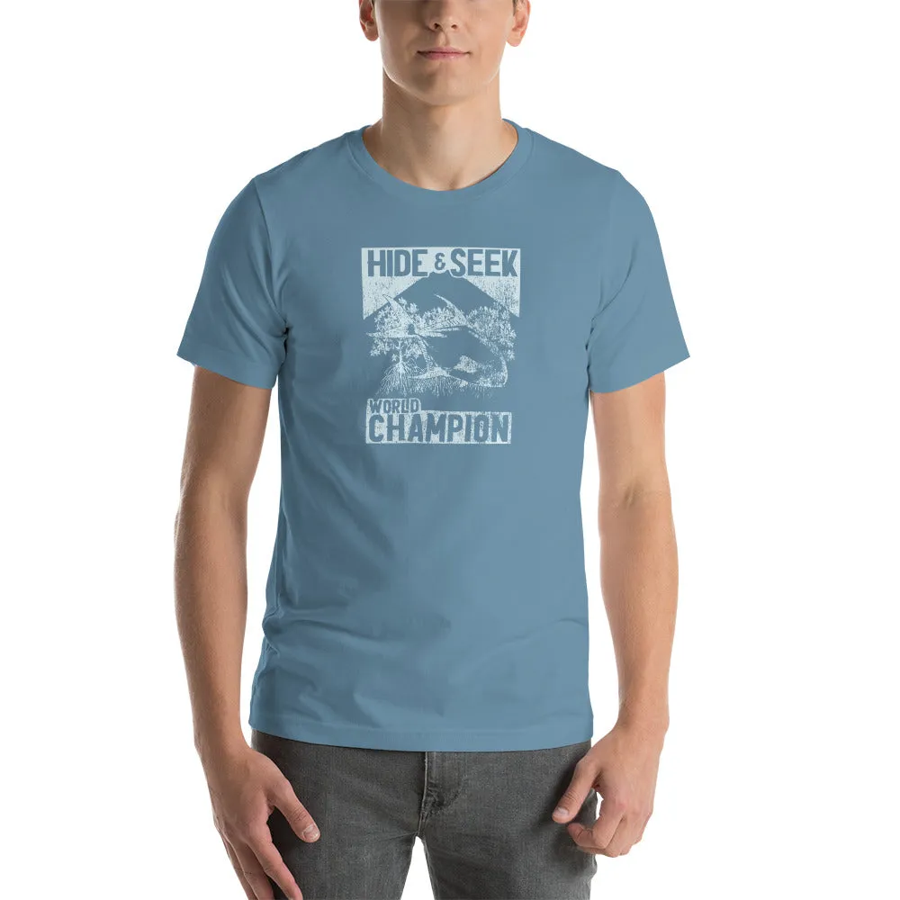 Hide & Seek lt blue graphic SS