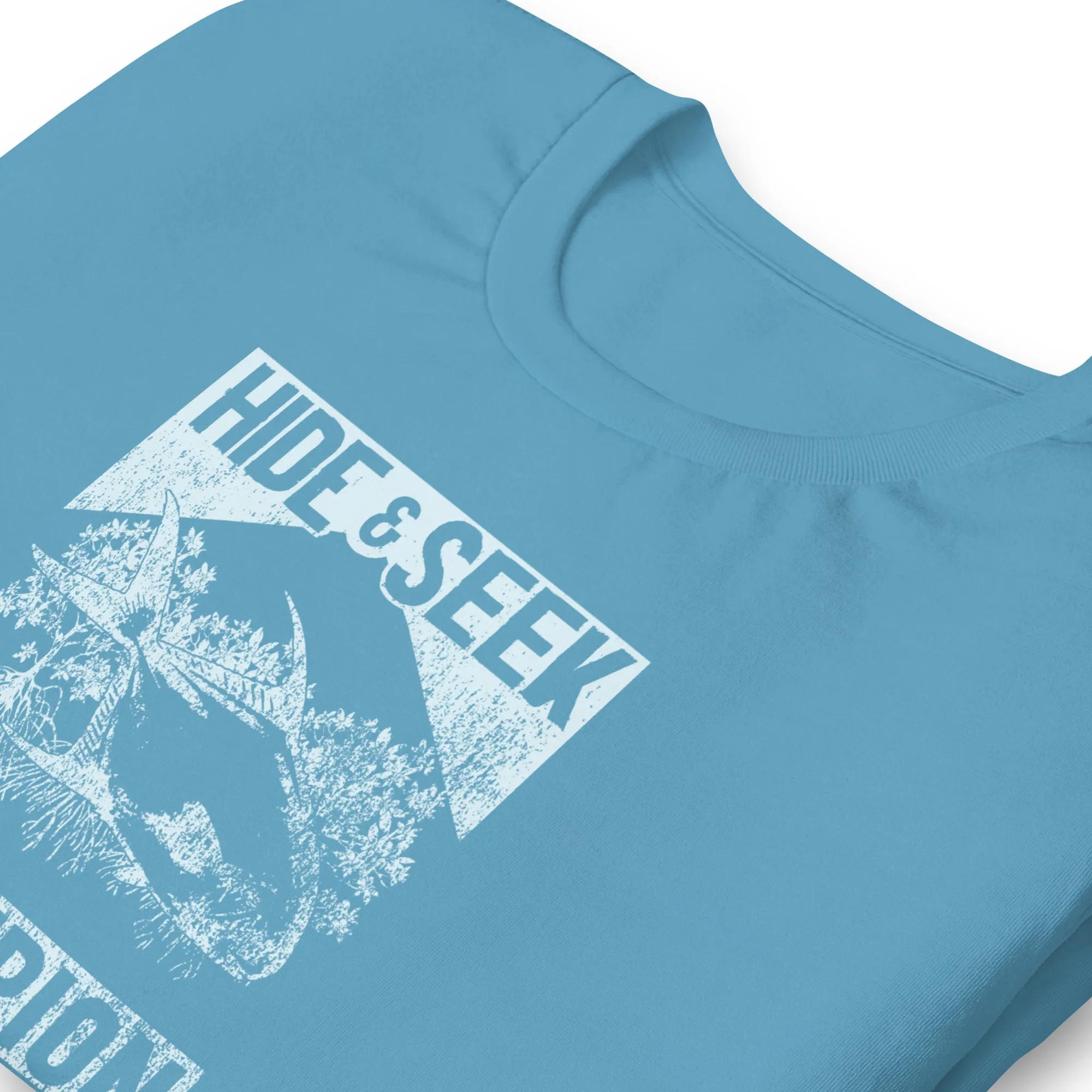 Hide & Seek lt blue graphic SS