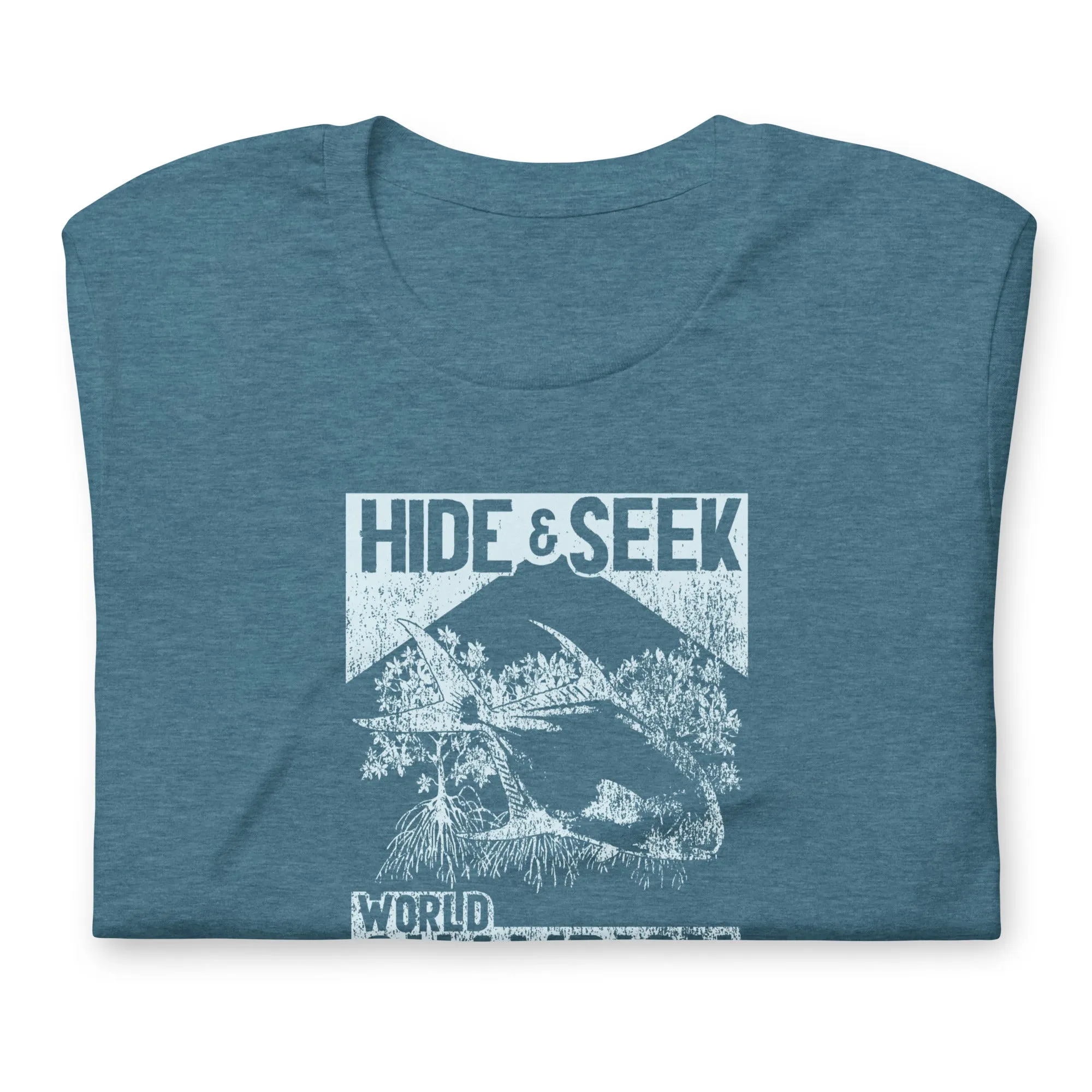 Hide & Seek lt blue graphic SS