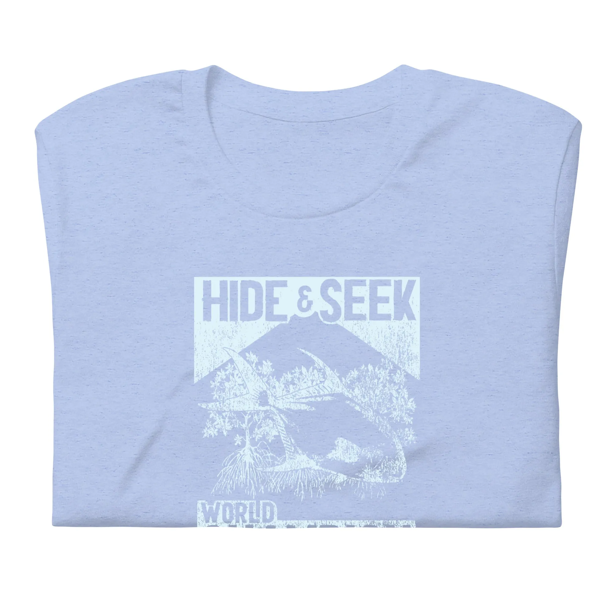 Hide & Seek lt blue graphic SS