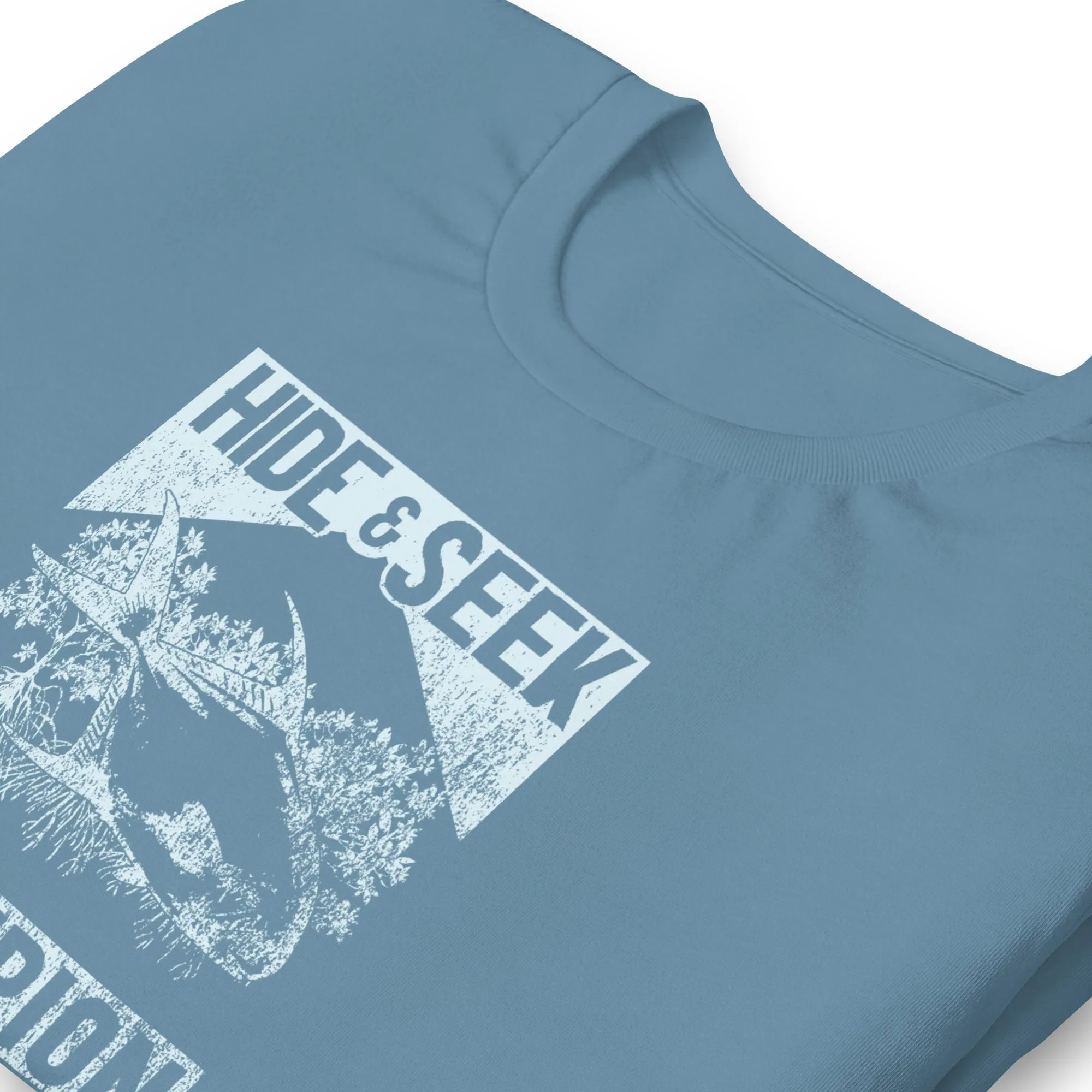 Hide & Seek lt blue graphic SS