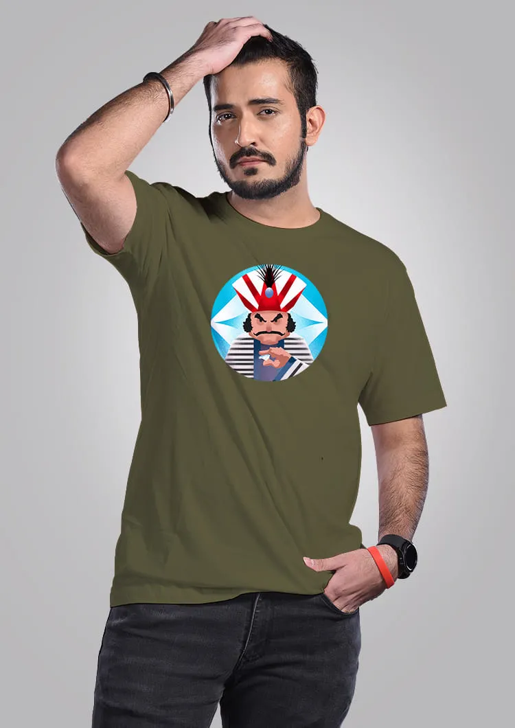 Hirak Raja Printed T-Shirts For Men