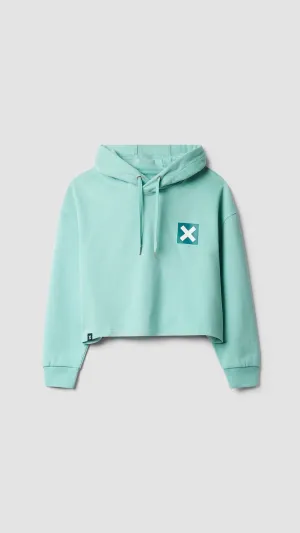 HOODIE MUJER NATURE ACQUA