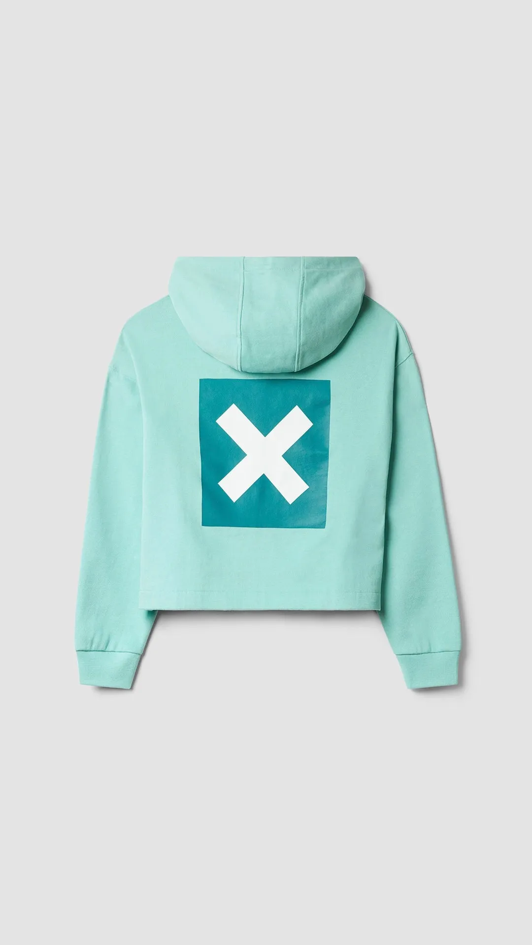 HOODIE MUJER NATURE ACQUA