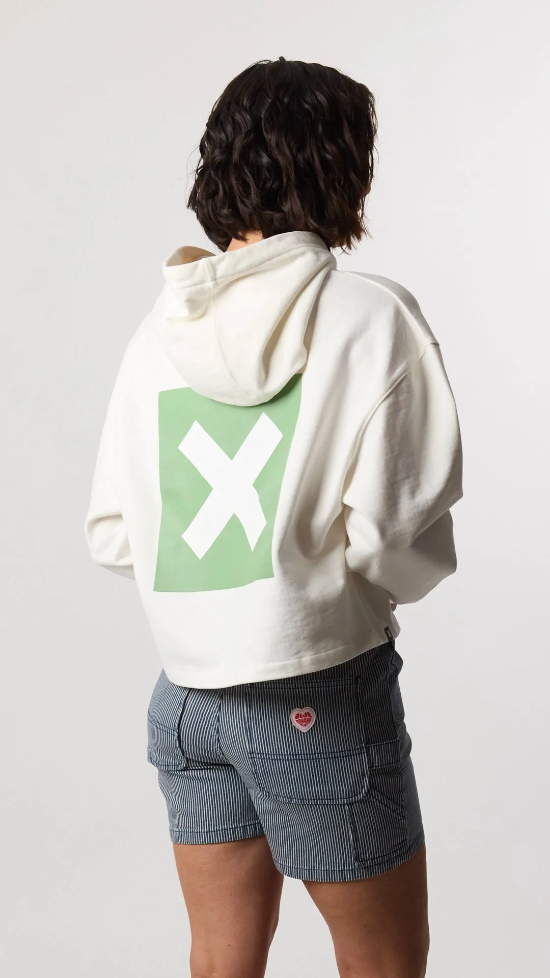 HOODIE MUJER NATURE BLANCO ROTO