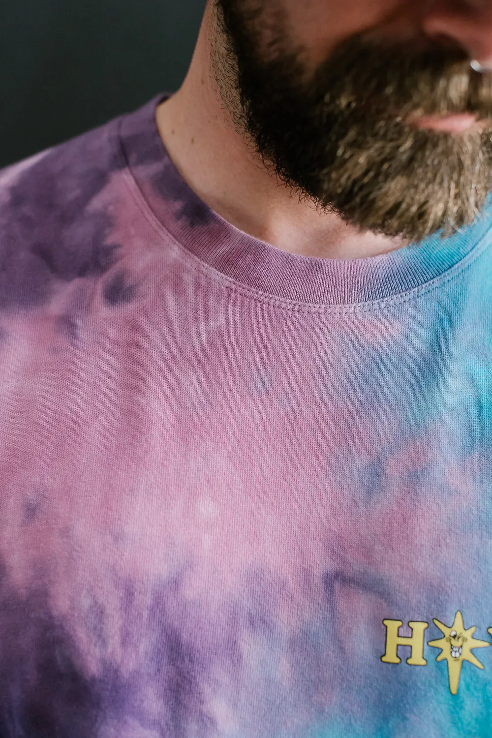 Howlin' Tie Dye T-Shirt Long Sleeve - Night Mix