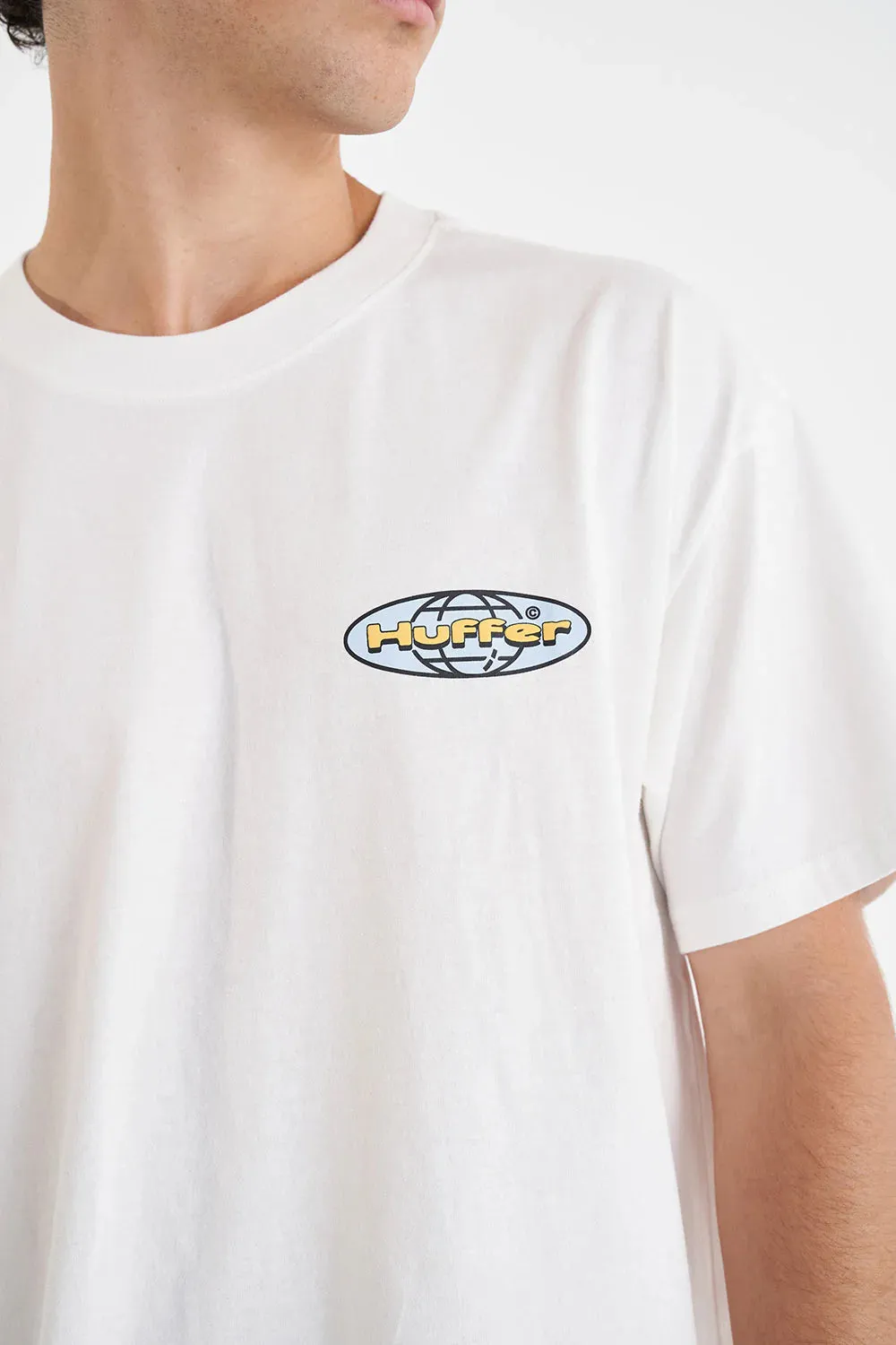 Huffer Block Tee 220/Alta - Chalk