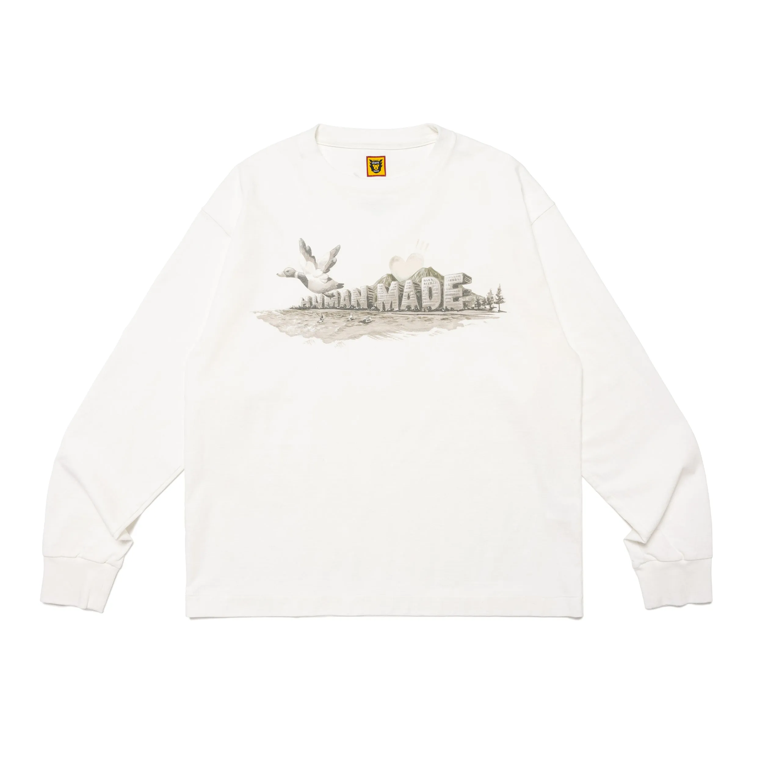 Human Made Graphic L/S T-Shirt White HM28CS010