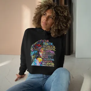 I Am Crop Hoodie